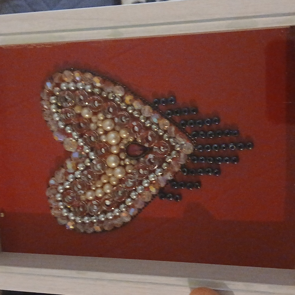 Cute Handmade HEART Picture In Frame - Picture 4 of 10